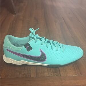 Nike Tiempo Turquoise Soccer Cleats